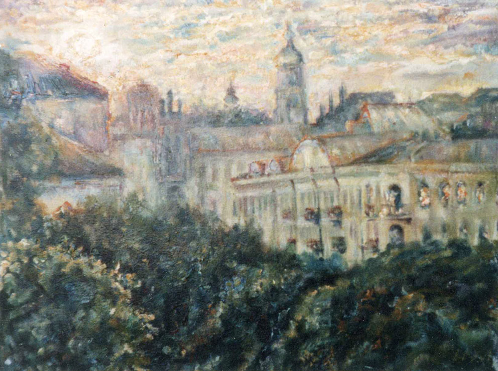 «Літній вечір». 1993. Полотно, олія